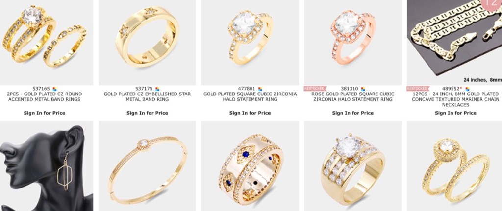 Wona Trading wholesale gold-plated jewelry supplier