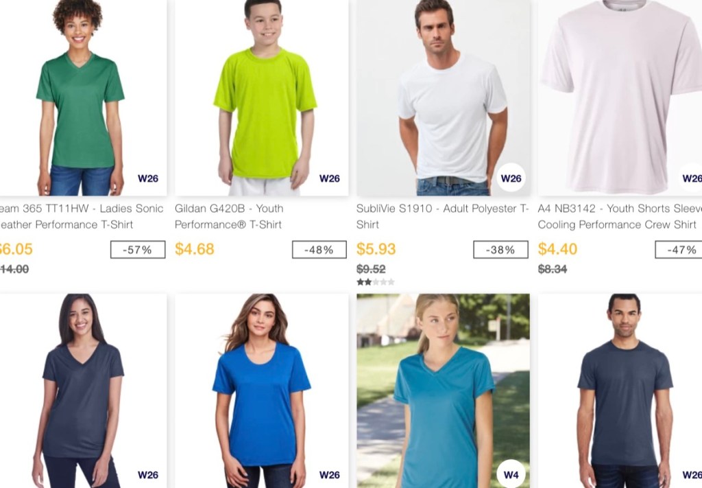 Wordans wholesale 100% polyester t-shirt supplier