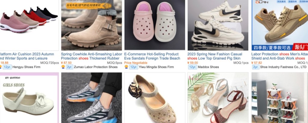 Yiwugo wholesale shoes supplier in China