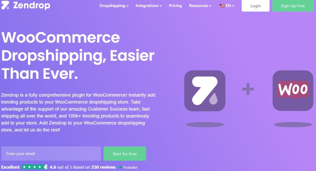 Zendrop WordPress/WooCommerce dropshipping plugin & supplier